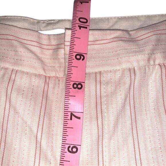 Gap Womens Beige & Pink Striped Stretch Pants Size 10 - Picture 11 of 12